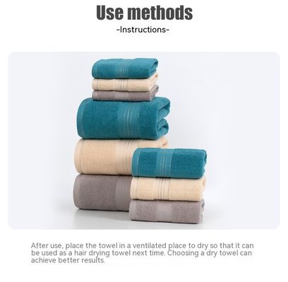 Toallas de baño de algodón rectangular 32 Toallas para el rostro de hogar para adultos para absorbentes blandos