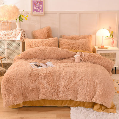 Todos los grupos Color del arco iris Piel terciopelo esponjoso Plush Sillón de cama suave para niños Niña
