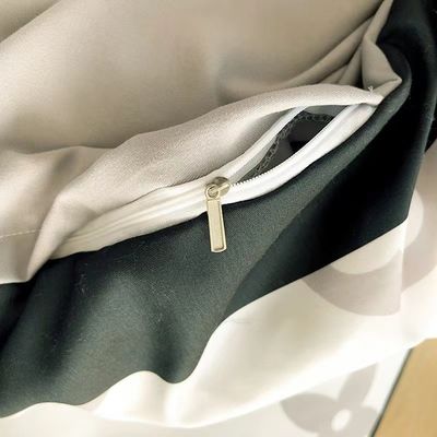 Moderno estilo dibujos animados cabeza de oso blanco diseño de ropa de cama con 100% de material de poliéster