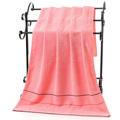 Set de toallas de baño de seis colores con rayas de algodón absorbente grueso y sostenible ideal para regalos