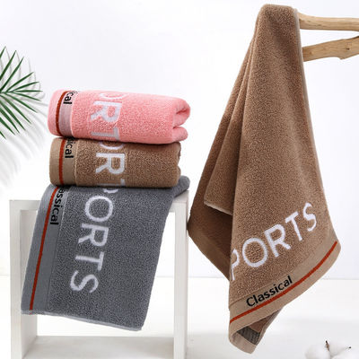 Toallas personalizadas de color a cuadros para limpieza facial diaria y absorción de agua
