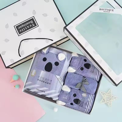 Home Toallas de color sólido Logotipo personalizado Seca rápida 4 toallas de baño de piezas con toque suave