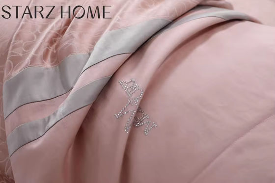 60 s Cuenta de tejido de algodón 4pcs ropa de cama cama de cama ropa de cama con cubierta de cama