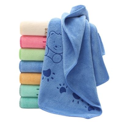 Toalla de cara de microfibra espesa con un diseño de cabeza de conejo adorable para un toque suave