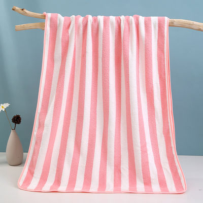 Toalla de playa de terciopelo de coral espesado 32*32cm/ 35*75cm/ 70*140cm/ Personalizada para huéspedes del hotel