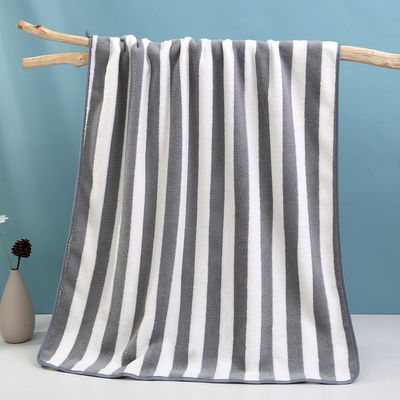 Toalla de playa de terciopelo de coral espesado 32*32cm/ 35*75cm/ 70*140cm/ Personalizada para huéspedes del hotel