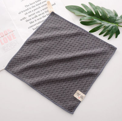 Toallas de mano de algodón 100% de absorción y patrón de rayas sostenibles para piel sensible