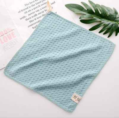 Toallas de mano de algodón 100% de absorción y patrón de rayas sostenibles para piel sensible