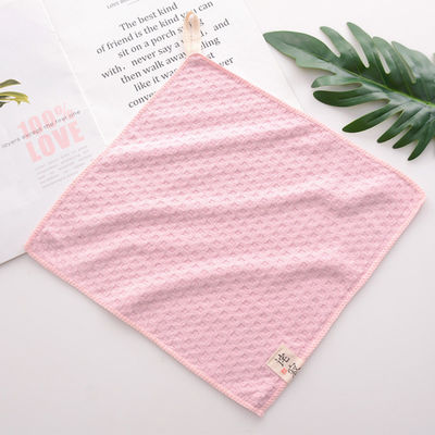 Toallas de mano de algodón 100% de absorción y patrón de rayas sostenibles para piel sensible