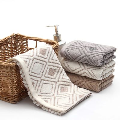 Toalla facial de algodón puro 100% espeso y absorbente de 34*74cm para ducha para adultos domésticos