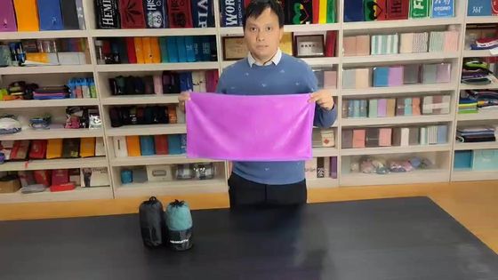 Toalla de gimnasio de logotipo personalizado de 30*110cm hecha de microfibra que absorbe el sudor y se seca rápidamente