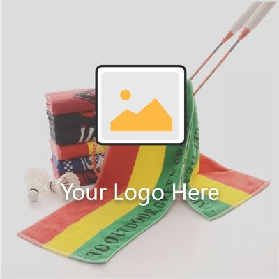 Toalla de gimnasio de logotipo personalizado de 30*110cm hecha de microfibra que absorbe el sudor y se seca rápidamente