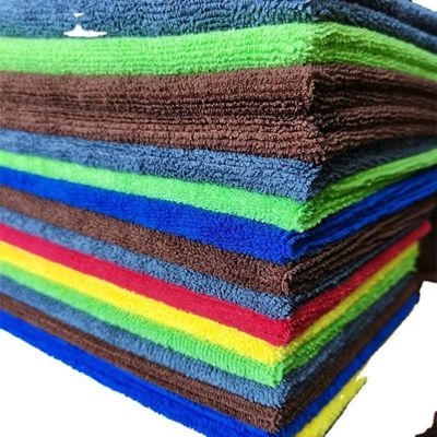 80% poliéster 20% poliamida 40*40cm 300gm Toalla de microfibra para limpieza de coches y cocinas