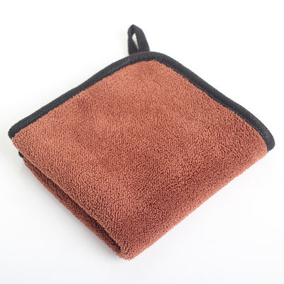 5 paquetes de toallas de dos lados gruesas de terciopelo de coral fuerte absorción de agua logotipo personalizado