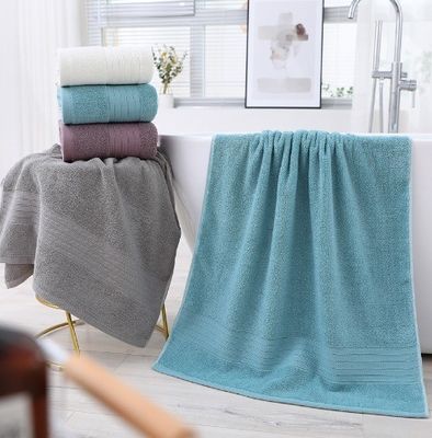 Toalla de baño de algodón rectángulo para adultos 2024 Toalla de envoltura suave y absorvente de secado rápido