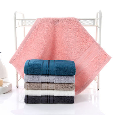 Mejora tu experiencia de spa facial con una toalla de algodón de color sólido de 34*34cm