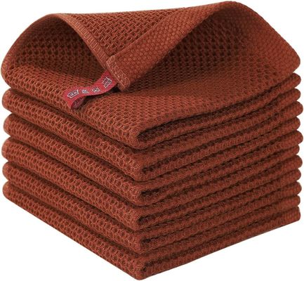 El conjunto de toallas de cocina de Amazon es suave, ecológico y fácil de limpiar con toallas cuadradas de gofres
