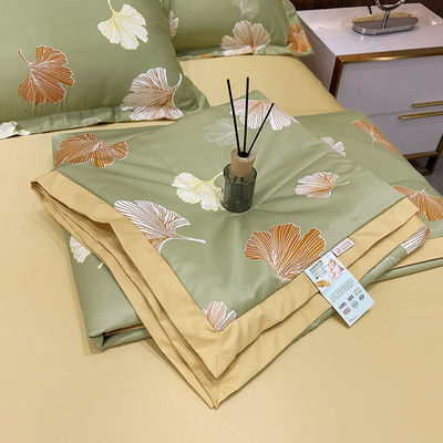 Lujo Princesa de seda lavada ropa de cama conjunto de 4 piezas lleno de suave y transpirable sábanas