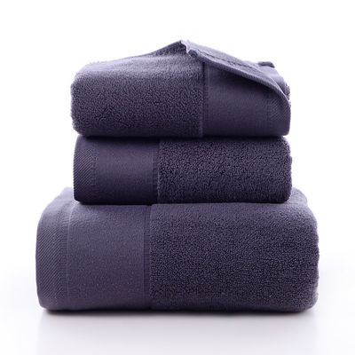 Tejido de algodón puro hotel toalla facial suave absorvente no derramamiento toalla de baño