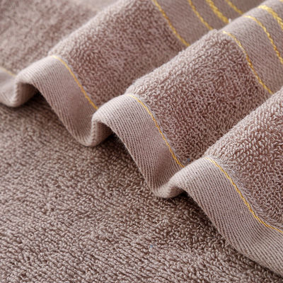Cotton puro 32 Segmento de oro de toalla de microfibra cubierta de negocios con logotipo personalizado