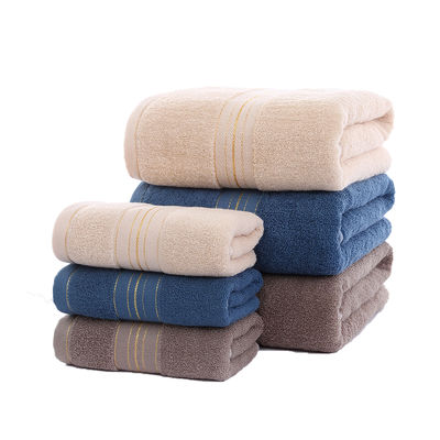 Cotton puro 32 Segmento de oro de toalla de microfibra cubierta de negocios con logotipo personalizado
