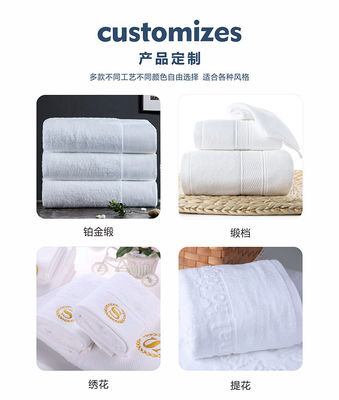 Toallas de algodón con bordado pesado y esponjoso para uso personalizado de tamaño pequeño en material sostenible