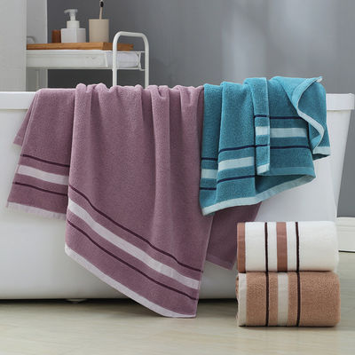 Set de baño de algodón de toalla rota 32 hebras suaves y absorbentes con logotipo bordado
