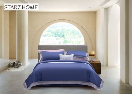 Conjuntos de ropa de cama personalizados para el rey/reina/gemelos con conteo de tejido 80S y concha de comodino