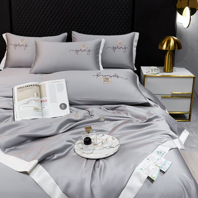 Cubierta ligera de verano Conjunto de 4 hojas de ropa de cama de lujo Con ventaja de frío 2,5-3 kg