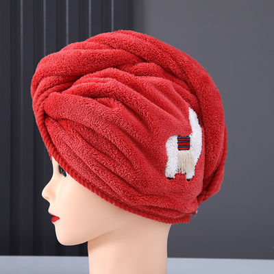 Capuchones secos de tejido para cabello de mujer Capuchones de ducha secos rápidamente y engrosados con toallas absorbentes