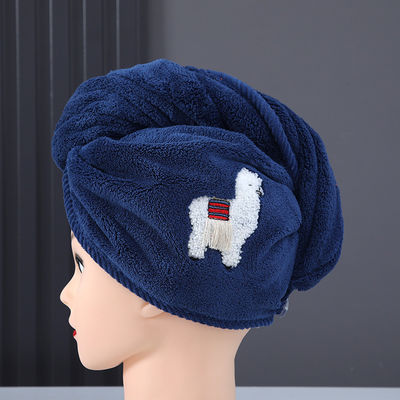 Capuchones secos de tejido para cabello de mujer Capuchones de ducha secos rápidamente y engrosados con toallas absorbentes