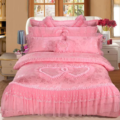 200TC 100% de algodón Sábana de cama Sábana de cama de ropa de cama para el estilo europeo y americano