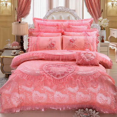 200TC 100% de algodón Sábana de cama Sábana de cama de ropa de cama para el estilo europeo y americano