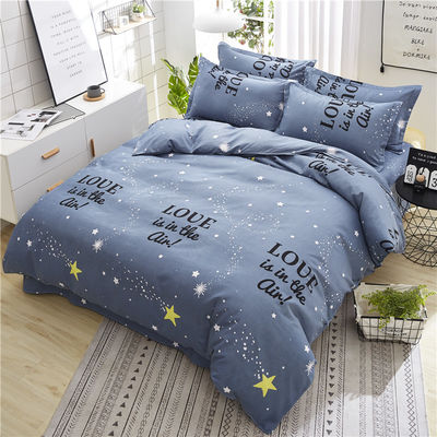 Patrón escénico 100% material de poliéster para tejido de cama y ropa de cama en Changxing