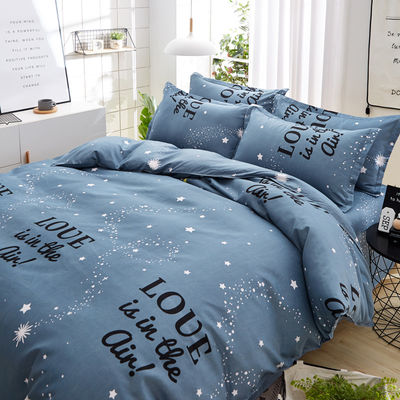 Patrón escénico 100% material de poliéster para tejido de cama y ropa de cama en Changxing