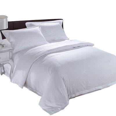 4 piezas 60s 300tc 100% de algodón ropa de cama de satén blanco conjunto para hotel de lujo 5 estrellas Resort