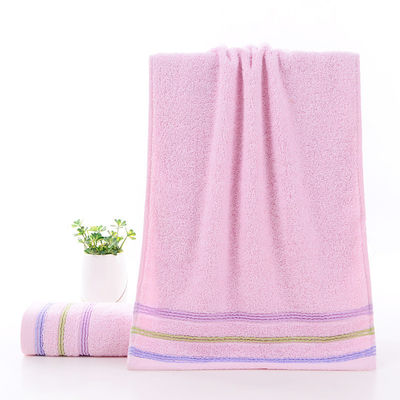 Toallas de hotel con el patrón de agua de algodón peinado tejido cómodo para suave y ecológico