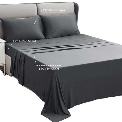 100% de fibra de poliéster ropa de cama de tejido blando de lujo ropa de cama de comodidad de lujo microfibra cepillada