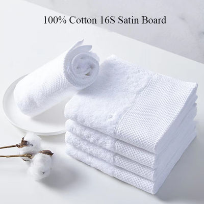Set de toallas de baño de hotel de cinco estrellas con tamaño personalizado en SOLID COLOR 16S Toallas de algodón