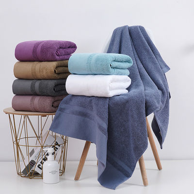 Toallas de baño de algodón rectangular de alta calidad 16S para baños y spas de hoteles