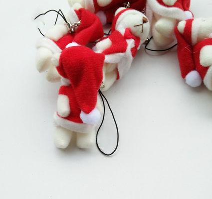 Mini Osito de Muñecas de Navidad 6cm Plush juguete Teddy Bear muñeco colgante con 6 * 3 * 2cm Tamaño