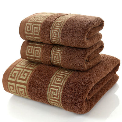 Absorbente espeso 3pcs/1set Toallas para el hogar Regalo de hotel Sostenible Tejido 100% de algodón