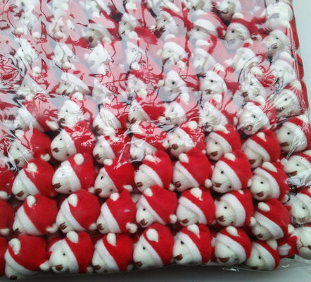Mini Osito de Muñecas de Navidad 6cm Plush juguete Teddy Bear muñeco colgante con 6 * 3 * 2cm Tamaño