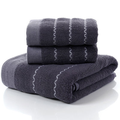 Absorbente espeso 3pcs/1set Toallas para el hogar Regalo de hotel Sostenible Tejido 100% de algodón