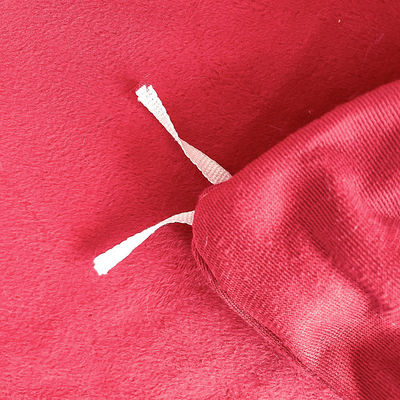 En color rojo, ropa de cama de cristal de veludo de visón caliente para ropa de cama de invierno