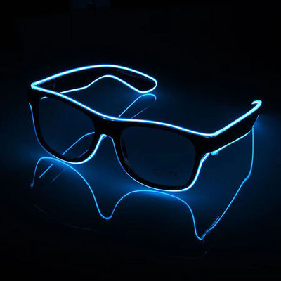 Gafas luminosas persianas brillantes gafas de sol para fiestas Bar Flash LED luz juguetes fácil