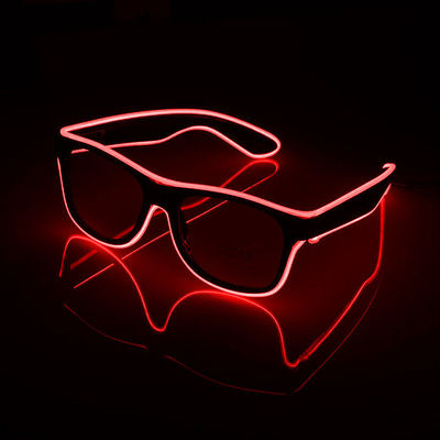 Gafas luminosas persianas brillantes gafas de sol para fiestas Bar Flash LED luz juguetes fácil