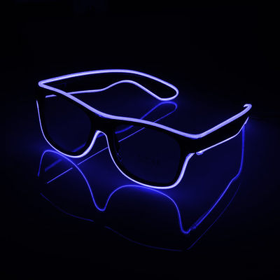 Gafas luminosas persianas brillantes gafas de sol para fiestas Bar Flash LED luz juguetes fácil