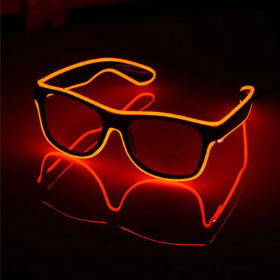 Gafas luminosas persianas brillantes gafas de sol para fiestas Bar Flash LED luz juguetes fácil