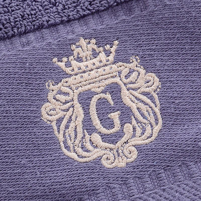 Embroidery de logotipo personalizado Toallas de algodón blanco Toallas de algodón puro suave y absorbente para hotel